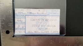 STEVIE RAY VAUGHAN / JEFF BECK - NOV 8, 1989 WORCESTER, MASS CONCERT TIC... - £35.63 GBP