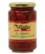 Calabrese Chili Peppers in Oil glass 10.58 oz (PACKS OF 3) - $47.37 CAD