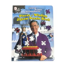 Mister Rogers Neighborhood Pieces of Wisdom (9) 96 Piece Jisaw Puzzle Book - $14.84