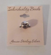 Sterling Silver Individuality Beads - Owl Charm Bead NEW - $21.99