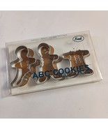 FRED ABC COOKIE CUTTERS Gingerbread Man Already Been Chewed - €10,90 EUR