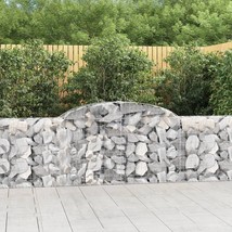  Gabion Basket Set of 3 Silver Galvanized iron Large - $16,907.22 MXN