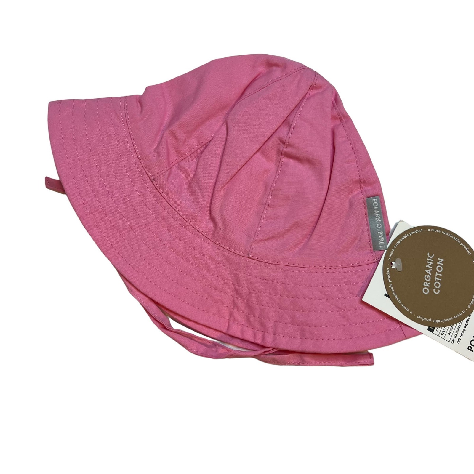 Primary image for Polarn O Pyret Pink Organic Cotton Sun Hat 2-4 Month New