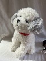 Kellytoy Maltese White Furry Puppy Dog Plush 15" Bolognese Stuffed Animal Fluffy - £23.61 GBP
