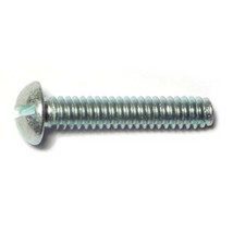 #10-24 x 1&quot; Zinc Plated Steel Coarse Thread Slotted Round Head Machine S... - £9.61 GBP+