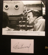 Clint Eastwood: (Sudden Impact) Hand Sign Autograph Card &amp;Photo - £252.13 GBP