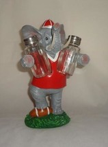 Elephant &amp; Tiger Football Mascots Salt Pepper Shaker Holders Champ Figur... - £31.65 GBP