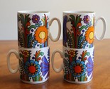 Lot of 4x Villeroy &amp; Boch ACAPULCO Coffee Tea Mugs 3.25&quot; Tall Birds Flow... - $75.00