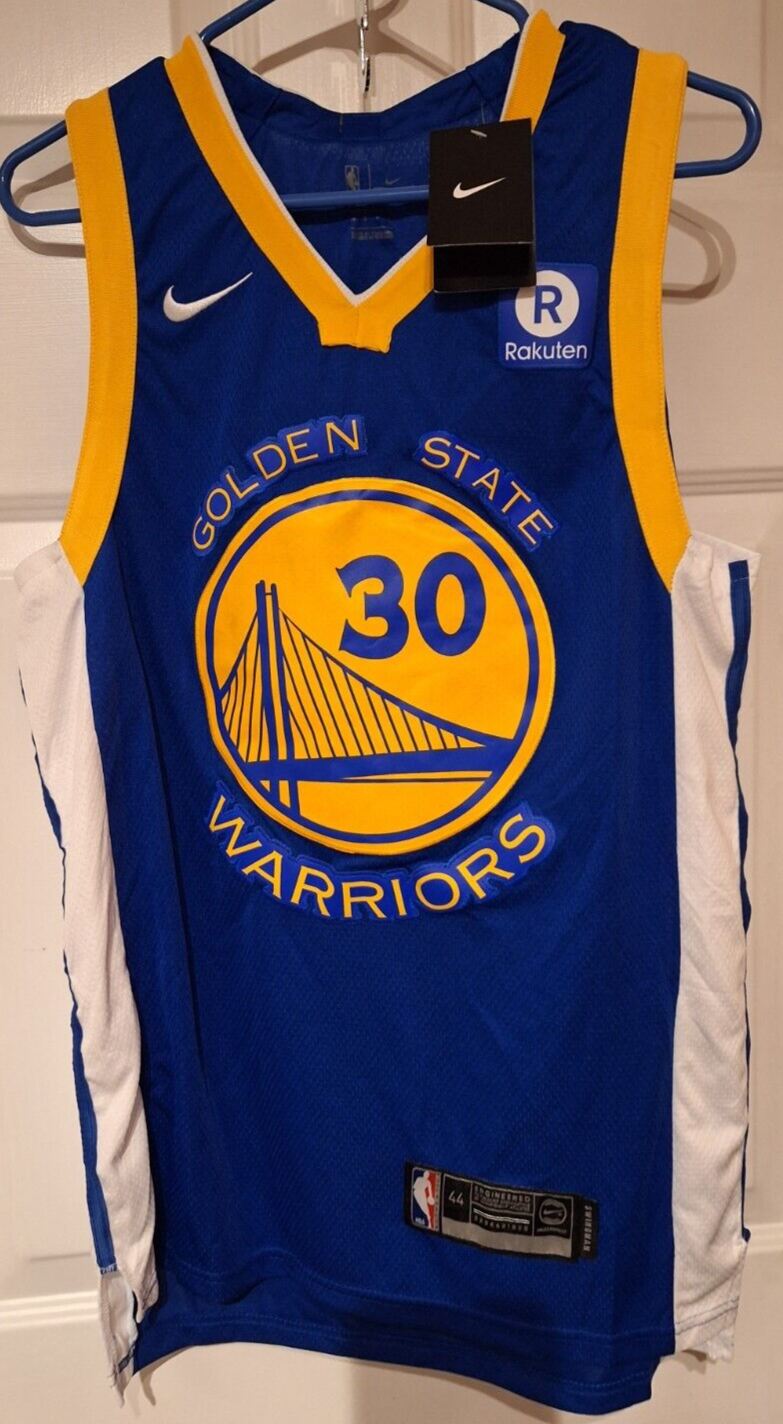 Primary image for 2013 Nike Steph Curry Golden Warriors Stitched Jersey Sz S 44 NWT