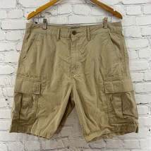 Levis Khaki Cargo Shorts Mens Sz 34 - £18.59 GBP