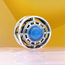 925 Sterling Silver Marvel The Avengers Iron Man Arc Reactor Charm Bead - £12.86 GBP