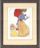 Rare Original 1897 “Au Square” Henri EVENEPOEL –L&#39;Estampe Moderne–custom... - $2,400.75