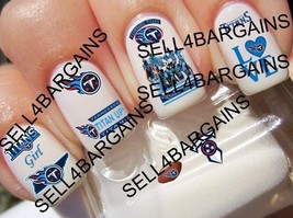 2025 Tennessee Titans Promo 10 Different Designs》Salon Quality Nail Decals - $177.78 MXN