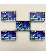 Lot Of 5 Sony CD-It Sealed Cassette Tapes 90 Mins New Sealed - $29.69