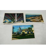 VTG 1933 Chicago&#39;s World Fair blanks Lot of 3 Postcard Souvenir Photo - £15.56 GBP