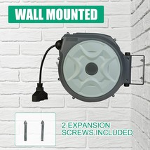 Koreyosh Retractable Extension Cord Reel Wall-Mounted Electric Cord Reel... - $145.99