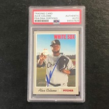 2019 Topps Heritage #342 Alex Colome Signed Card PSA Slabbed Auto White Sox - £46.85 GBP