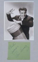 Desi Arnaz Signed Page &amp; Photo - I Love Lucy - Lucille Ball - R K O Radio Pictur - £422.78 GBP