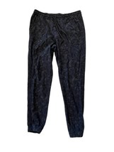 ATHLETA Womens FARALLON JOGGERS Black Blue Camo Camouflage Sweatpants 14T - £22.63 GBP