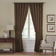 Elrene Home Fashions Versailles Faux-Silk Room-Darkening Curtain Panel,, 1 Panel - £34.57 GBP