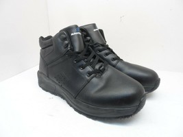 Nautilus Men&#39;s Mid-Cut Skidbuster Soft Toe N5021 SR EH Work Boots Black Size 13W - £42.70 GBP