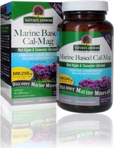 Nature&#39;s Answer Marine Based Calcium Magnesium, Super Concentrated 500mg | Plant - £38.36 GBP