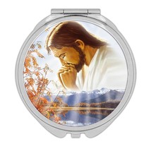 Jesus Praying : Gift Compact Mirror Catholic Religious Our Father Christmas - £10.38 GBP