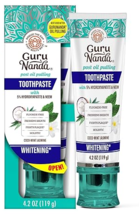 GuruNanda Fluoride-Free Whitening Toothpaste With Hydroxyapatite - $190.20 MXN