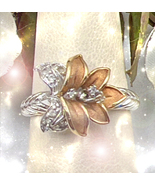 HAUNTED DIAMOND FLORAL RING SORCERER'S DREAM MAGNET HIGHEST LIGHT MAGICK - $733.77