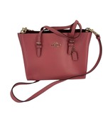 Coach Mollie Tote purse Pink Leather C4084 bag shoulder  - $64.35