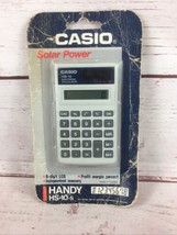 Vintage Casio Solar Power Handy HS-10-s Electronic Calculator - £7.68 GBP