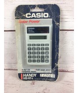 Vintage Casio Solar Power Handy HS-10-s Electronic Calculator - $13.43 CAD