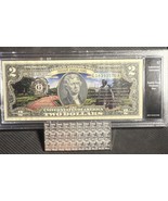 30 GRAM VALCAMBI SUISSE BARS AND A COLORIZED, NATIONAL PARK TWO DOLLAR B... - $103.51 CAD