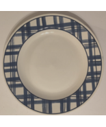 IKEA Churchill Great Britain Dinner Plate Blue Plaid Coupe CCH27 Vintage... - $27.77