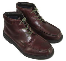 Dockers Boots Brown Mens Size 7 Chuka Ankle Leather Lace Closure Classic Comfort - £19.29 GBP