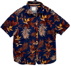 DENIM &amp; FLOWER Shirt Size XL  Ricky Singh Shirt Floral Hawaiian Cruise T... - $12.86