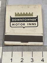 Matchbook Cover  Downtowner Motor Inns  Atlanta,GA  New Orleans, LA gmg Fixing - £9.72 GBP