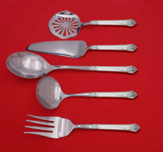 Damask Rose by Oneida Sterling Silver Thanksgiving Serving Set 5pc HH WS... - £252.74 GBP