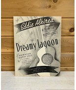 Antique Sheet Music Dreamy Lagoon Alkire&#39;s Hawaiian Guitar Solo 1938 - £17.37 GBP