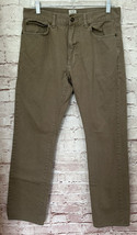 J Crew Mens Vintage Slim Straight Denim Jeans Brown 100% Cotton Size 32 ... - £35.35 GBP