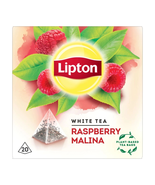 Lipton White tea RASPBERRY Flavor 1 box/ 20 tea bags -Made in Europe -FR... - €9,41 EUR