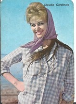 ⭕VTG card pocket calendar 1986 CLAUDIA CARDINALE Portugal Movie - $5.76 CAD