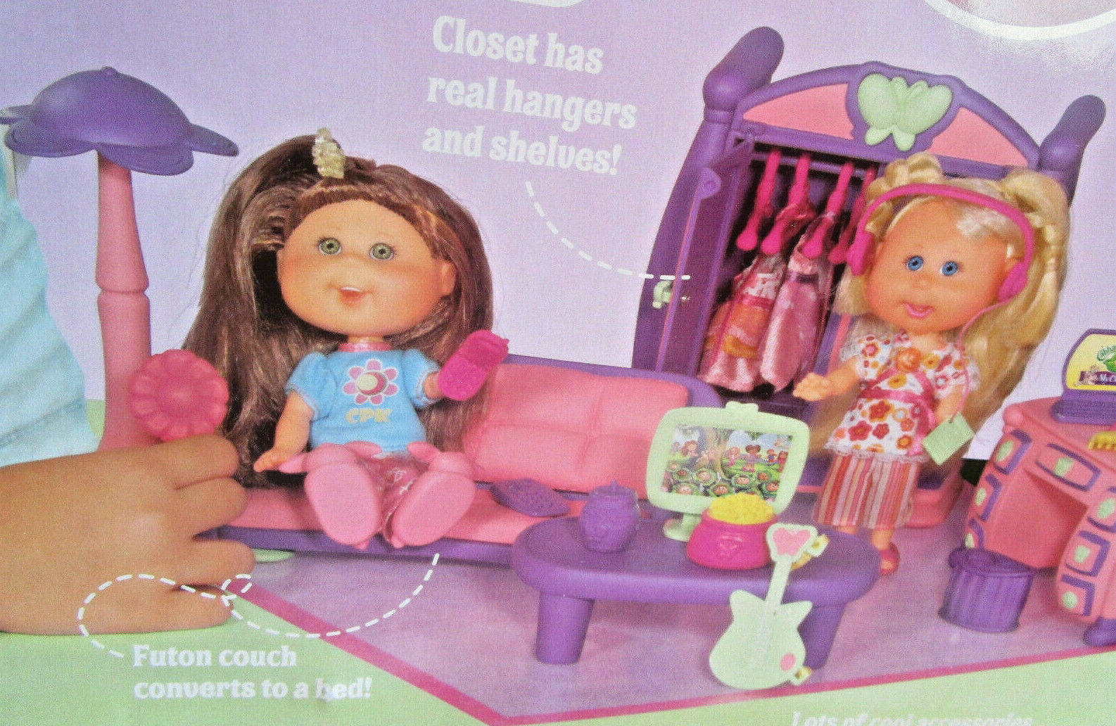 NEW 26 piece FURNITURE PLAY SET Cabbage Patch Lil Sprouts & dolls to 5" tall - $20.99