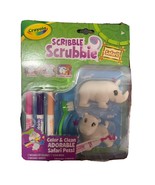 Crayola Scribble Scrubbie SAFARI Color &amp; Clean HIPPO Biko and RHINO Ayan... - $21.66 CAD