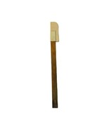 Vintage Silicone Beige Spatula Wooden Handle Spoon Kitchen Utensil - $12.00