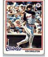 1978 Topps 65 Ken Singleton  PR Baltimore Orioles - $1.35 CAD