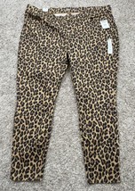 NWT Signature Levi Strauss Animal Print Pull On Skinny Women 28L (Measure 50x31) - £23.54 GBP