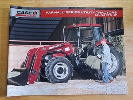 Case Farmall Series Utility Tractors 50-90 PTO HP Brochure Pamphlet Specs - $22.70