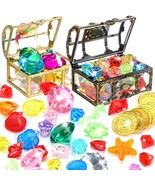 70 Pcs Diving Gem Pool Toys -10 Colorful Big Acrylic Diamond Pool Gem Se... - $46.48 CAD
