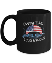 Coffee Mug Funny swim dad loud and proud  - £16.02 GBP